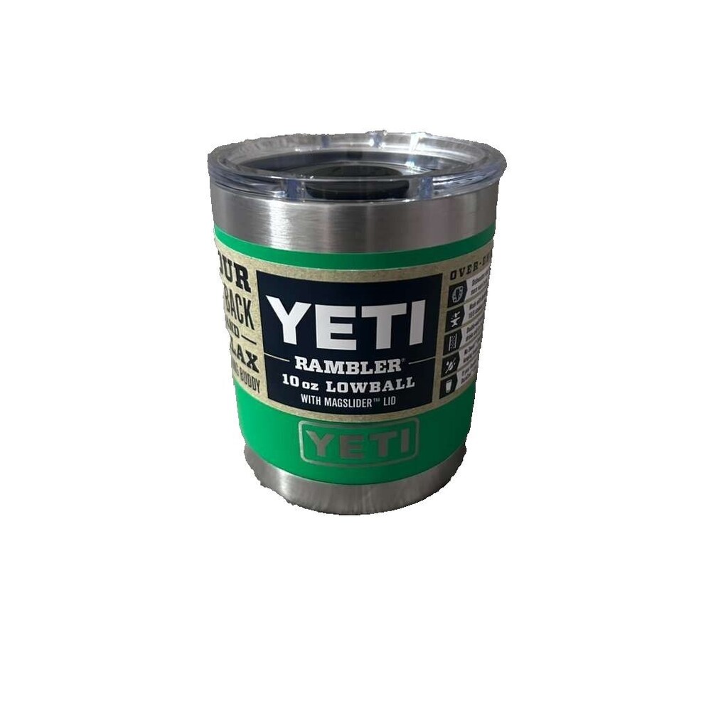 Yeti 10 oz Verde Rambler with Magslider Lid Lowball Special Edition Cup New